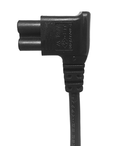 美國 3PIN插頭 TO C5 左彎 AC電源線組Cord Set 10A 125V