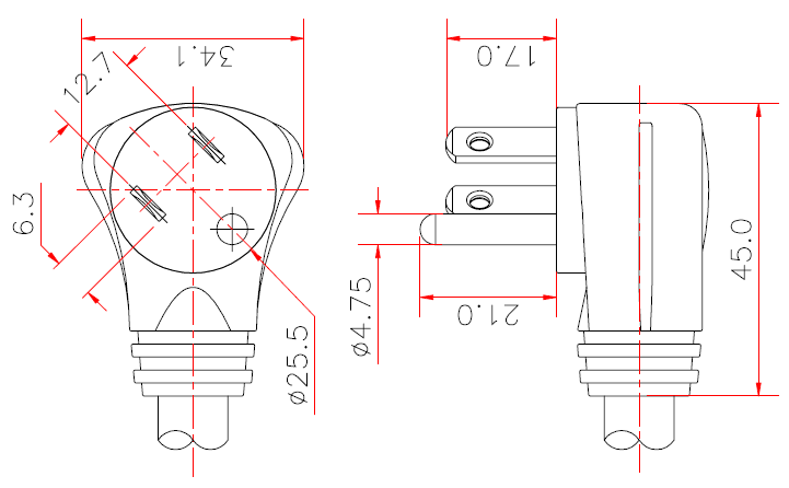 NEMA-5-15P (P342R5)