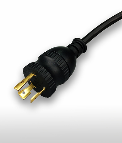USA NEMA L6-20P, Grounded Locking 3 Pin Wire AC Plug
