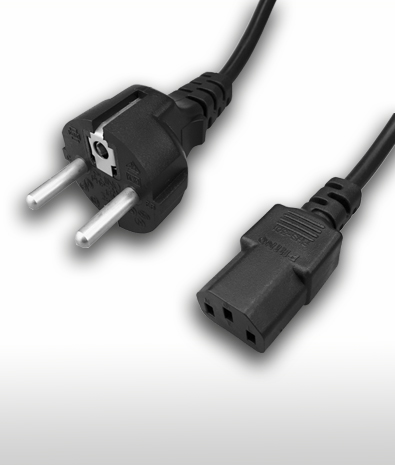 芬蘭 2PIN接地直頭 TO C13 AC電源線組 Cord Set 10A 250V