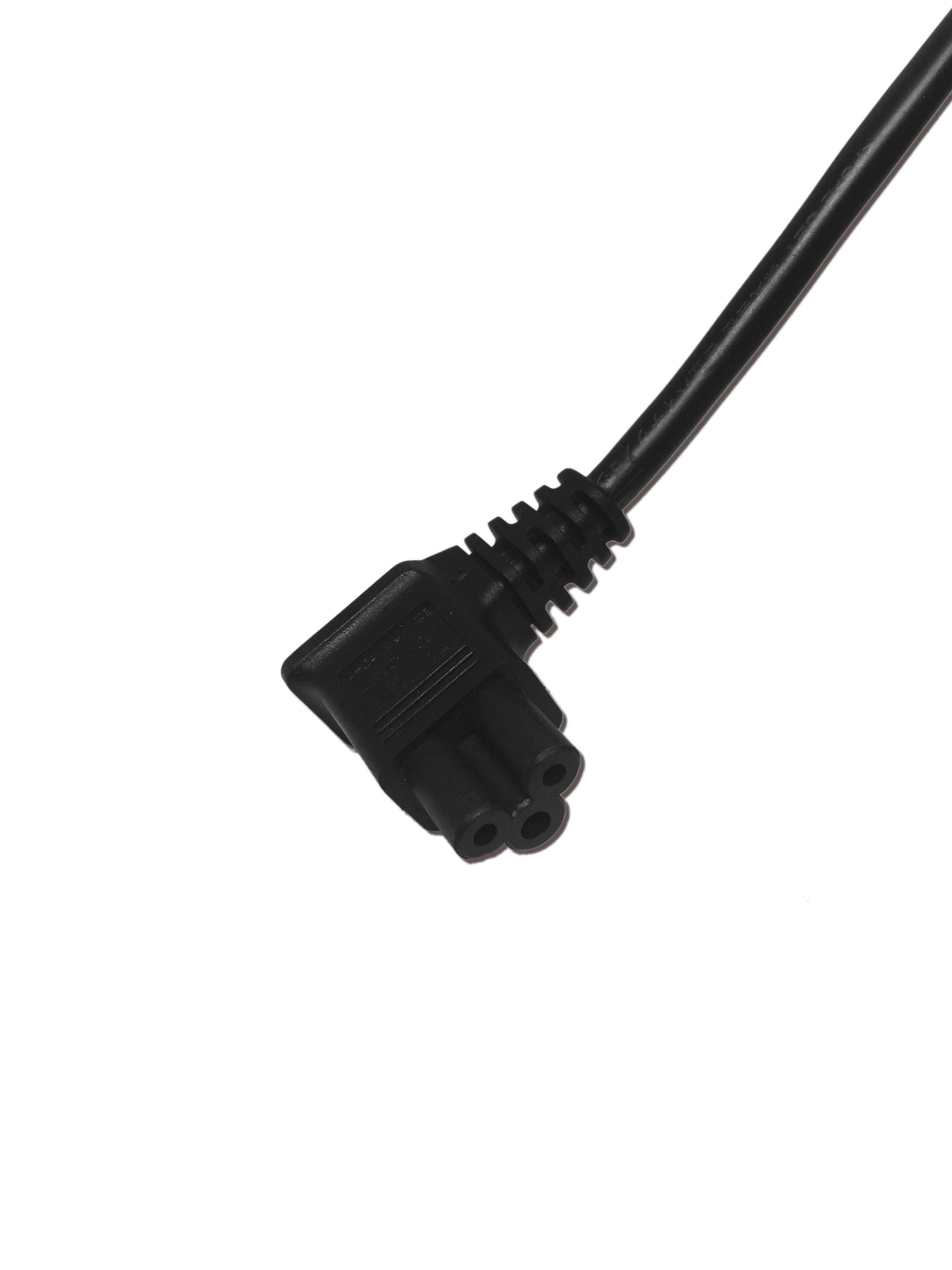 Australia AS/NZS 60320 C5 3-Pin Right Angle Type AC Connector, 2.5A 250V