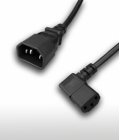 德國 3PIN插頭 TO  C13左彎AC電源線組Cord set 10A 250V