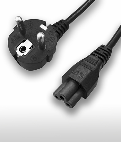 South Korea KS C8305 Down Angle Plug To IEC 60320 C5 Connect
