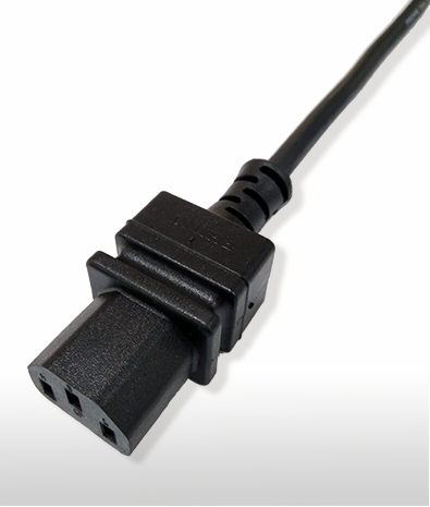IEC 60320 C13 3-Pole Straight AC Connector, 10A 250V
