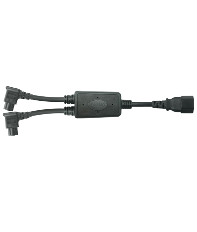 Europe 3-PIN plug TO C5 Left Angle type AC Power Cord Set (Splitter) 10A 250V