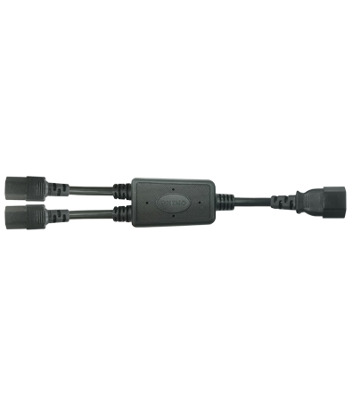 Europe 3-PIN plug TO C13 AC Power Cord Set (Splitter) 10A 250V