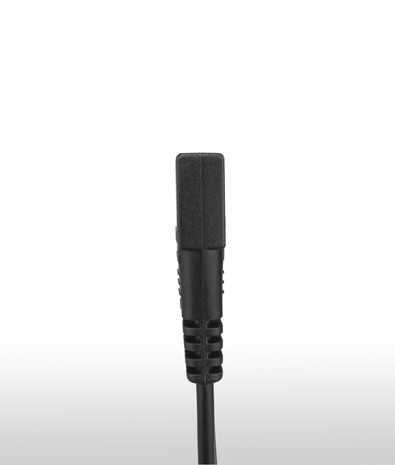 日本 JIS C8303 C1 AC電源線連接器,2芯直式 7A 125V