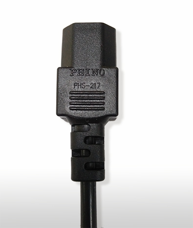 日規 C17 AC電源線連接器,2芯直式,12A/15A 125V