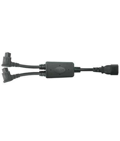 USA 3-PIN plug TO C5 Right Angle type AC Power Cord Set (Splitter) 10~13A 125~250V