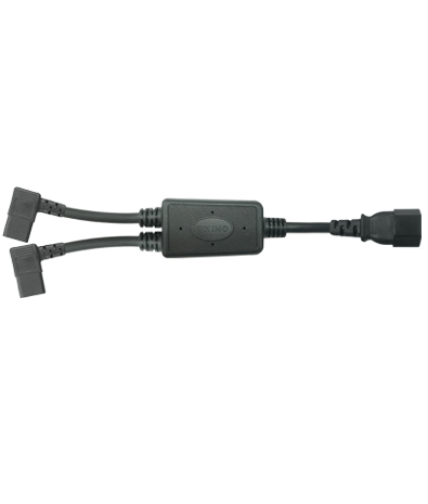 USA 3-PIN plug TO C13 Right Angle type  AC Power Cord Set (Splitter) 10~13A 125~250V