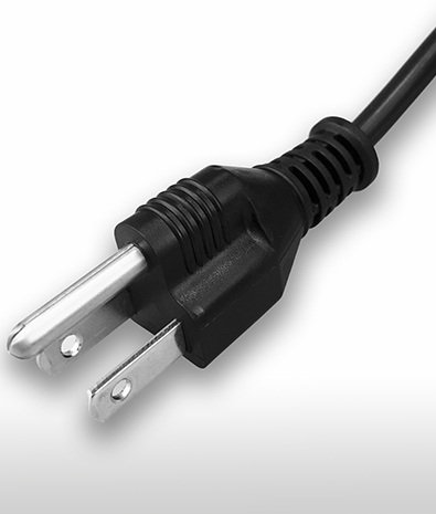 美國 NEMA 5-15P 直式 AC插頭3PIN 接地, 15A 125V