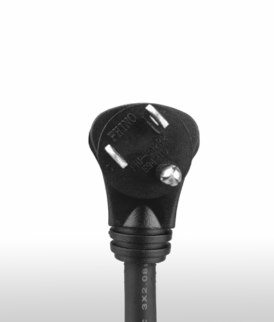 美國 NEMA 5-15P 彎式 AC插頭3PIN 接地, 15A 125V