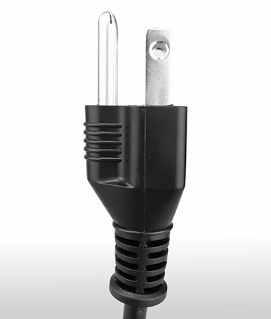 美國 NEMA 5-15P 直式 AC插頭3PIN 接地, 15A 125V